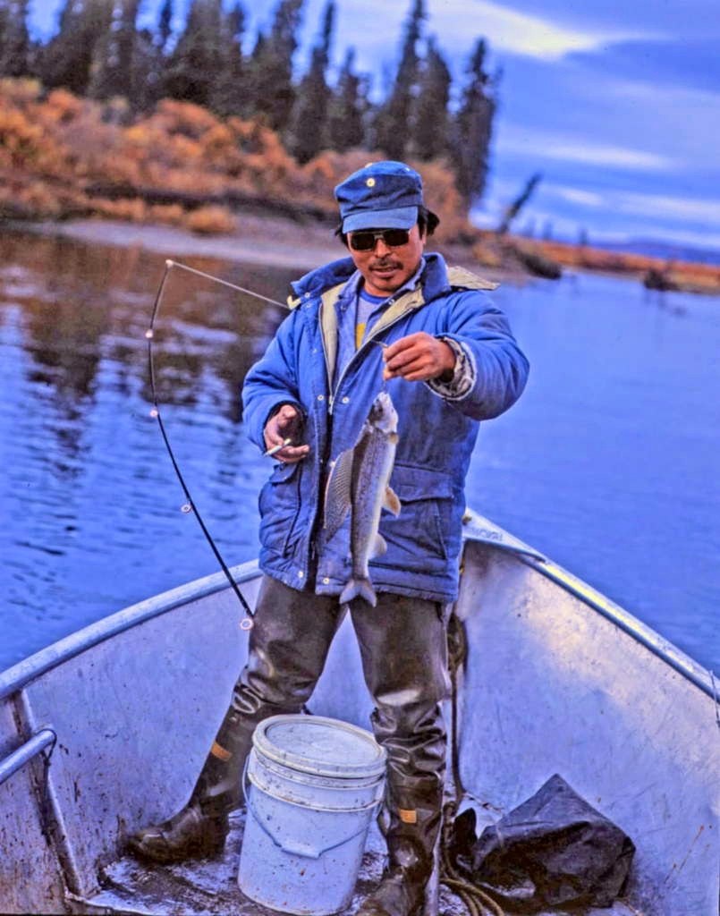 Robert Kenneth Moore, former President of Emmonak Corporation, on the lower Yukon River — family archive